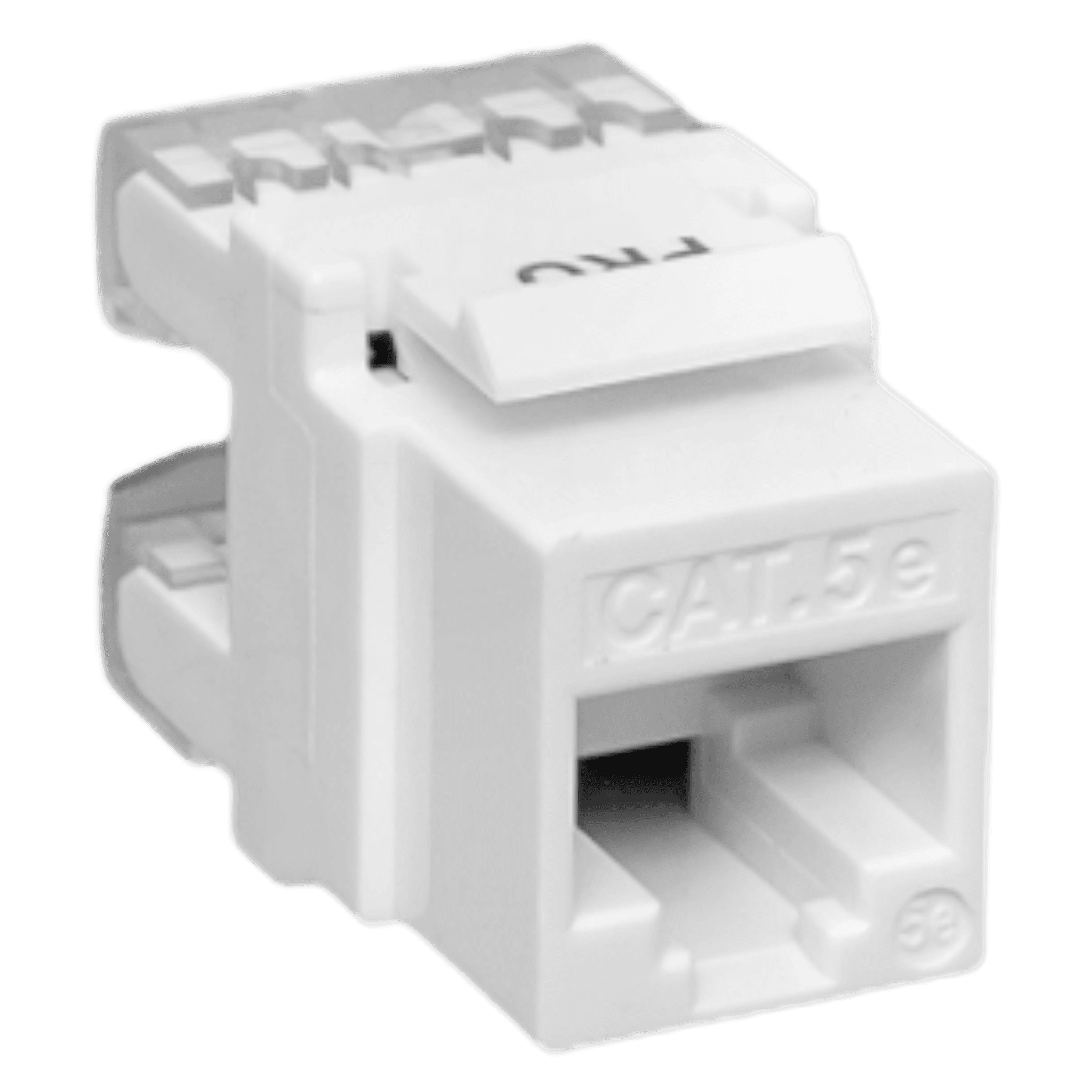 EKF TeraLINK PRO Модуль Keystone TeraLINK PRO Cat.5E RJ-45 неэкранированный 110 IDC 180 градусов белый — миниатюра 1