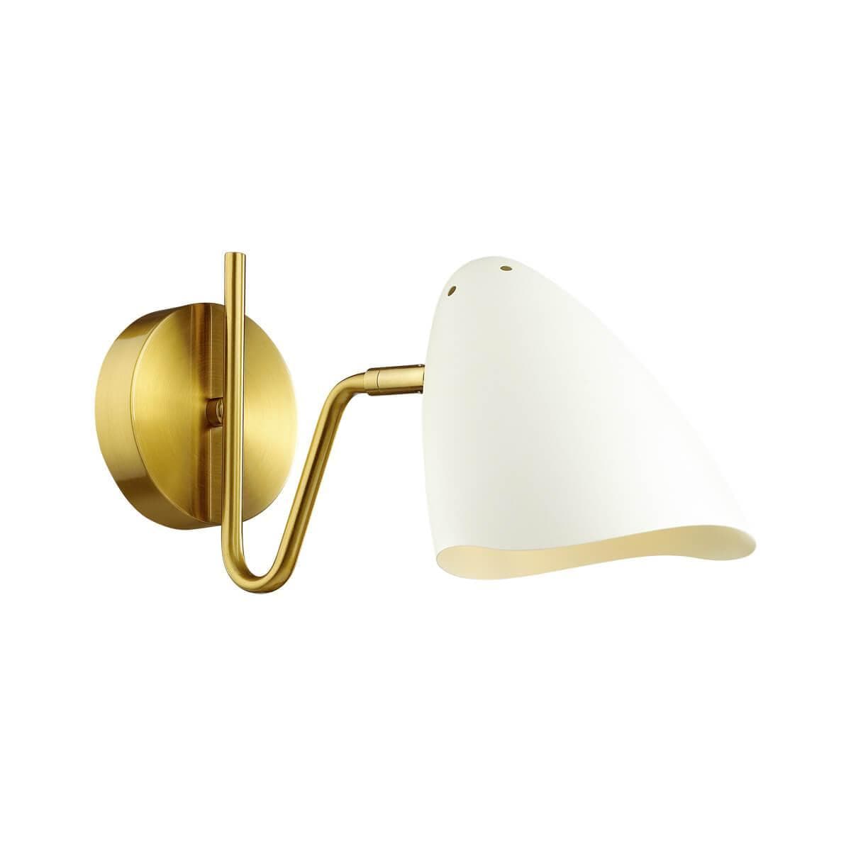 Lumion 4540/1W MODERNI LN21 136 латунь, белый Бра E14 40W 220V MADISON — миниатюра 1