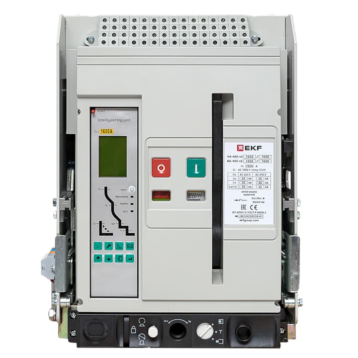 EKF Выключатель автоматический ВА-450 1600/1600А 3P 65кА выкатной v2 — миниатюра 2