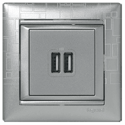 Legrand Valena Алюминий модерн Рамка 1-ая 770341 — миниатюра 3