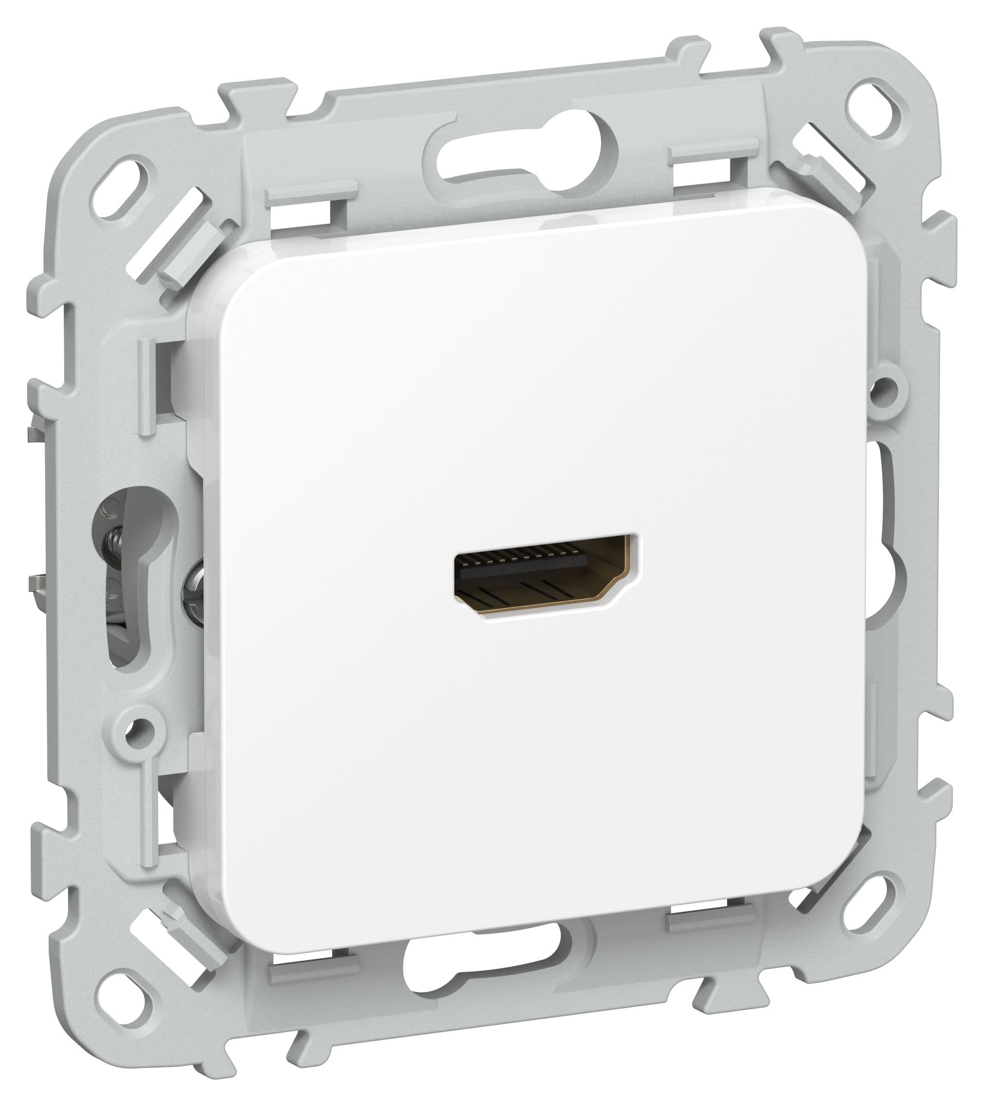 IEK FLITE Белый Розетка HDMI