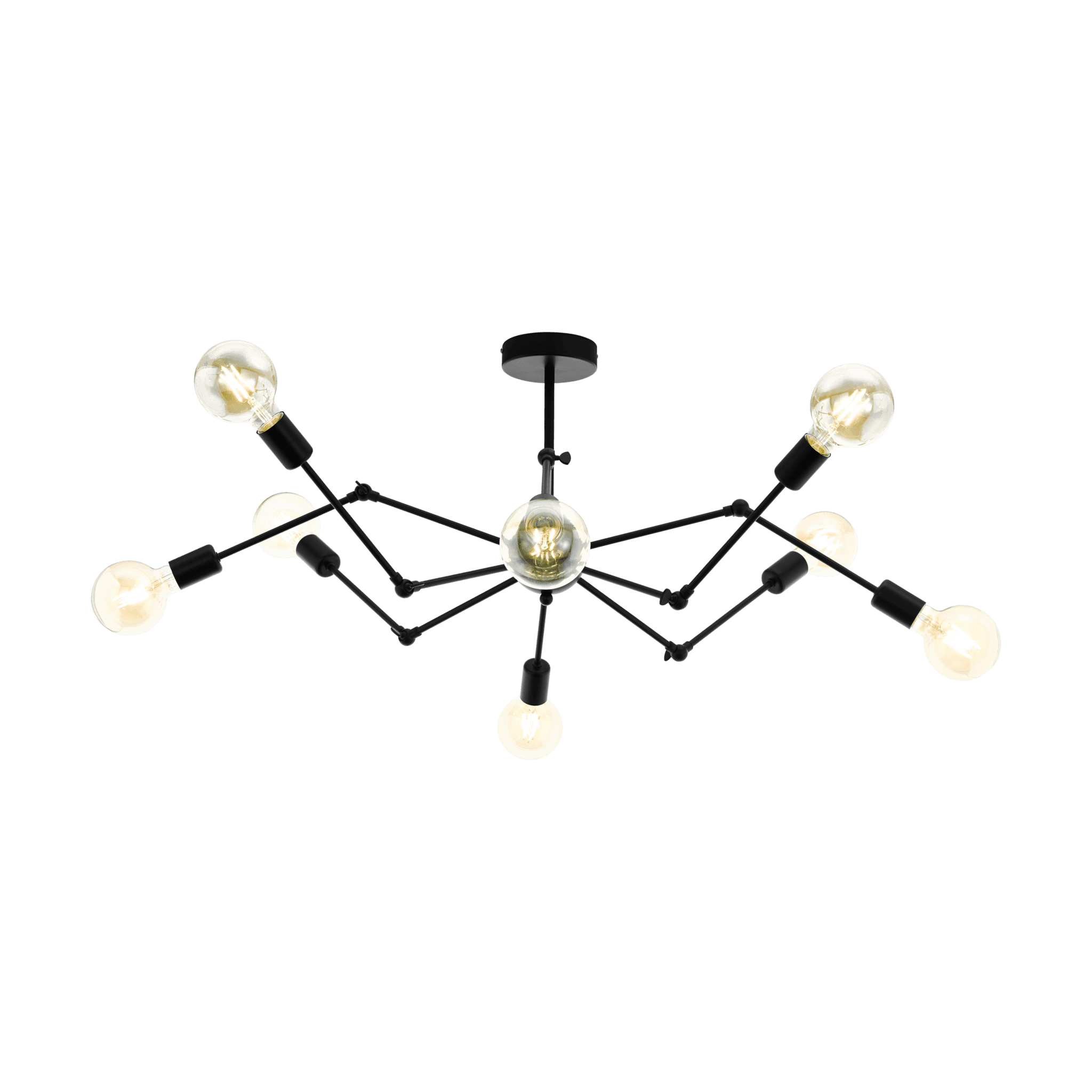 Eglo 49037 Подвес EXMOOR, 8x60W (E27), 960, H400, сталь, черный