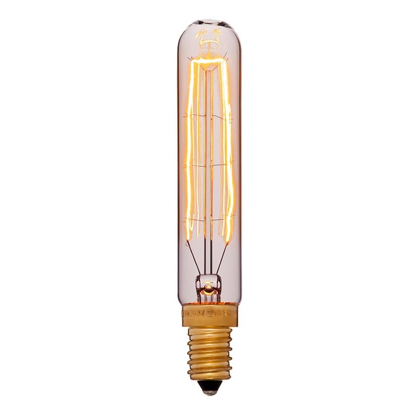 SUN-LUMEN Лампа накаливания "ретро"  прозрачная 40W 240V E14 (E75-F2) 054-164