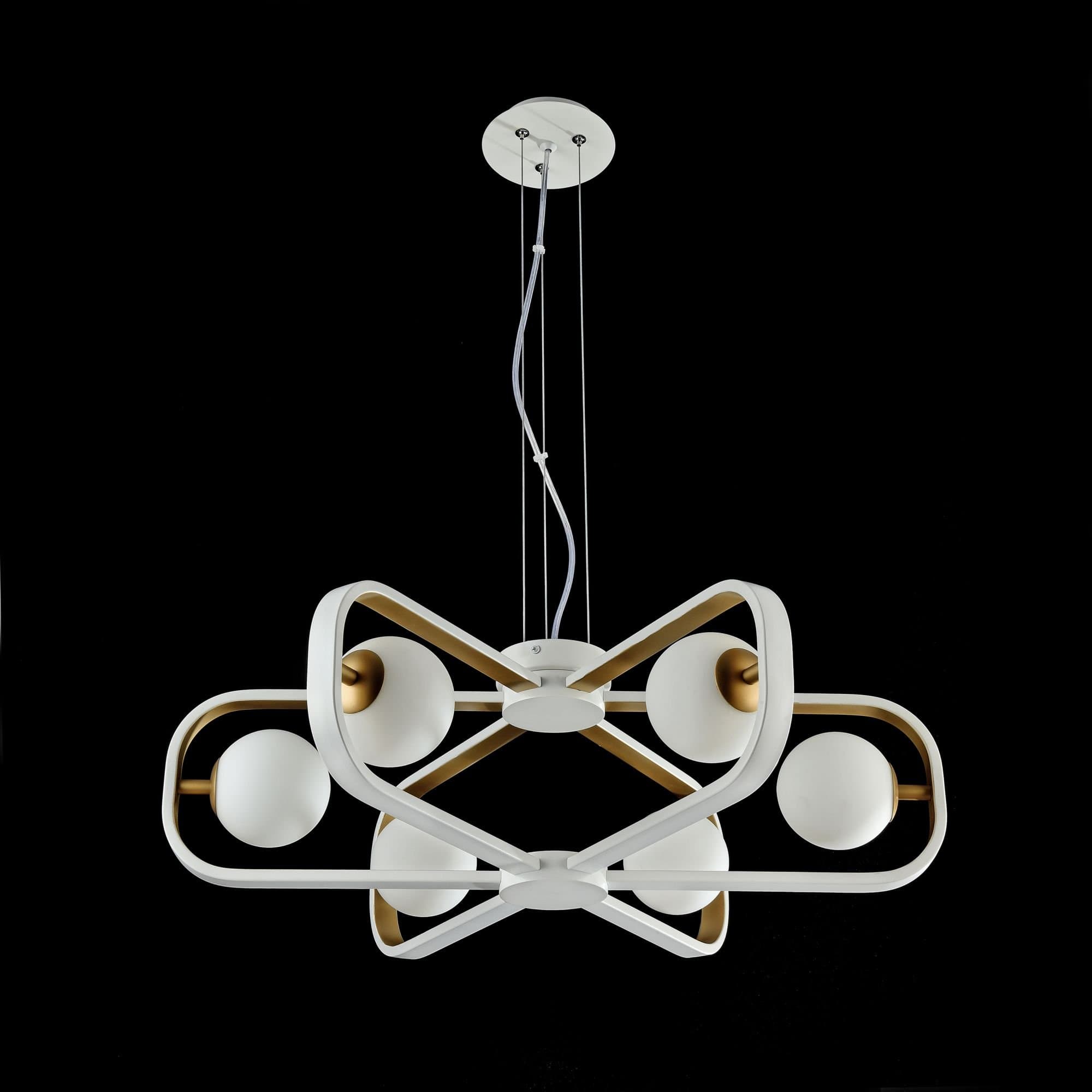 Maytoni Modern Avola Белый с Золотом Подвес 6xG9 40W MOD431-PL-06-WG — миниатюра 6