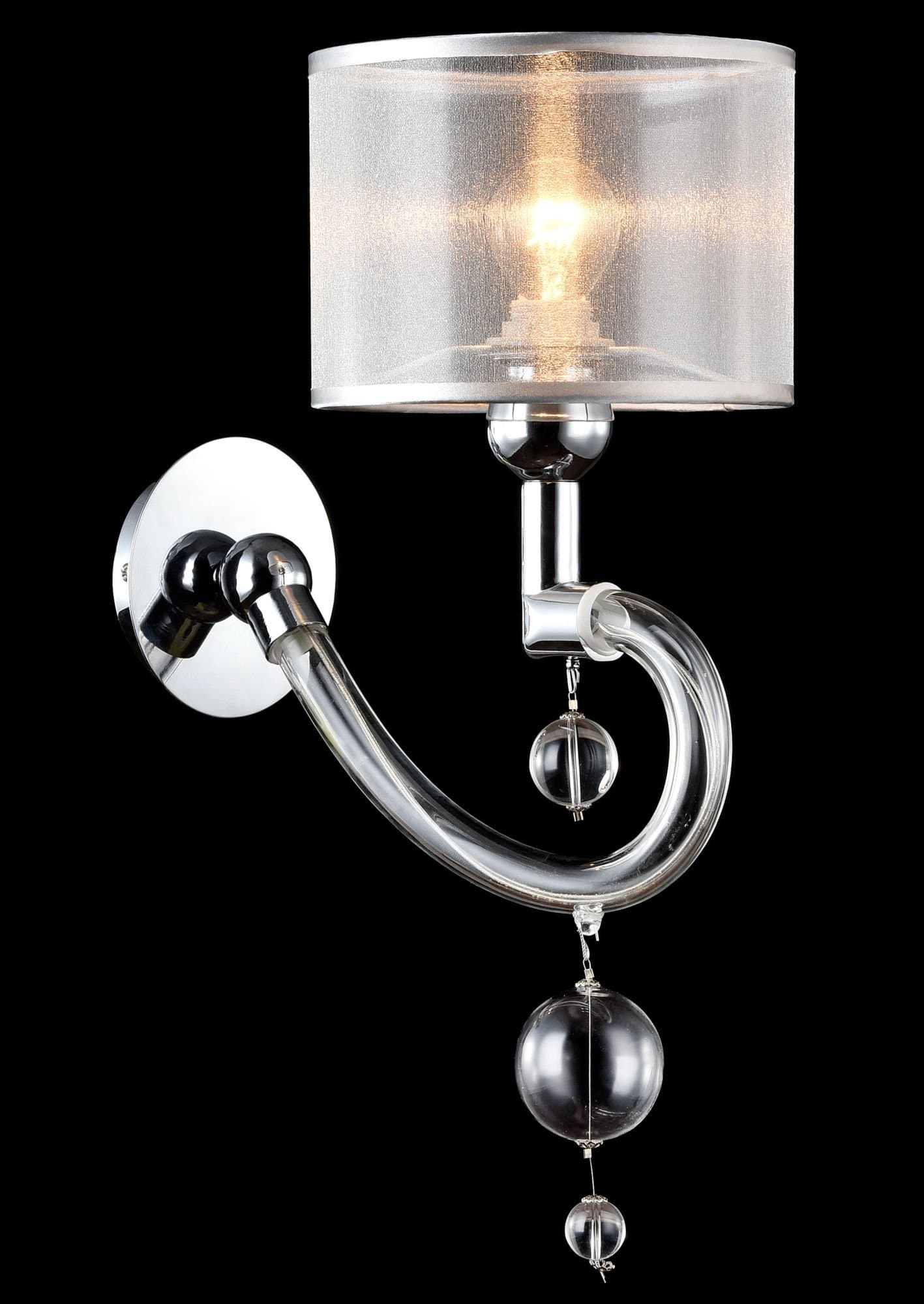Maytoni Neoclassic Bubble Dreams Хром Бра 1xE14 40W MOD603-01-N — миниатюра 2