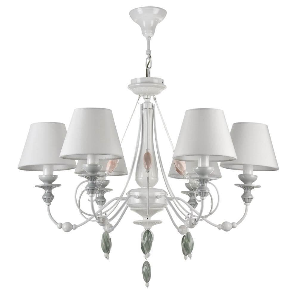 Maytoni Elegant Adelia Жемчужный белый Люстра 6xE14 40W ARM540-06-W