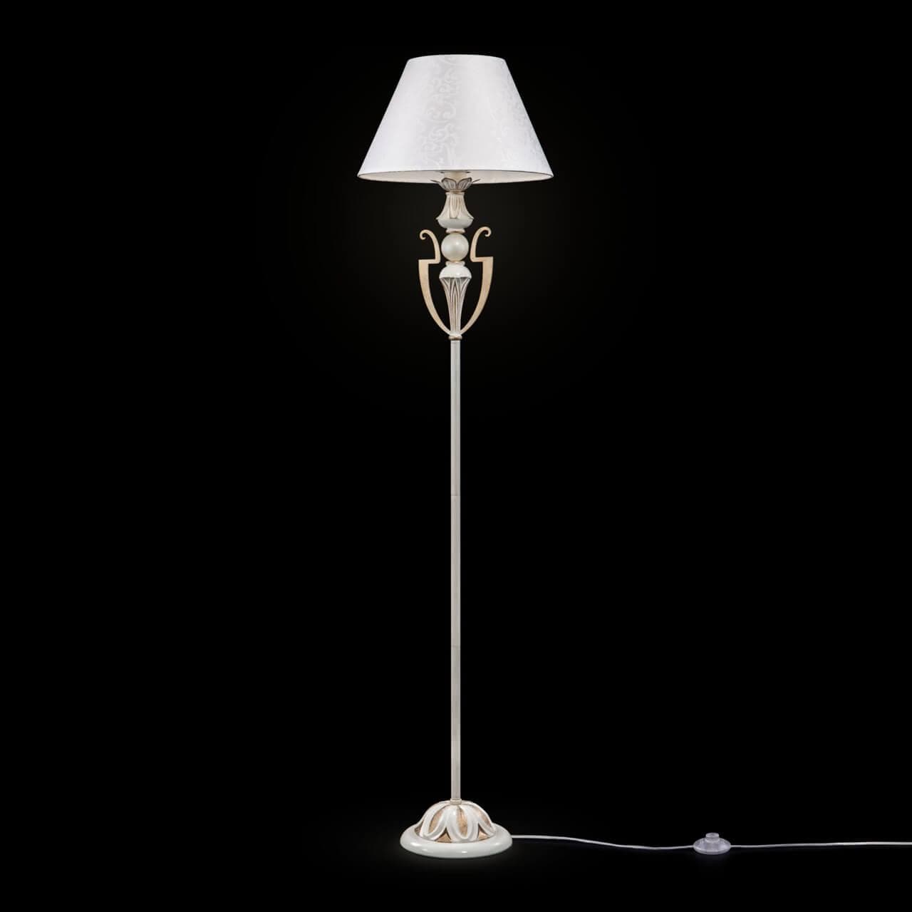Maytoni Elegant Monile Белый с Золотом Торшер 1xE27 40W ARM004-00-W — миниатюра 7