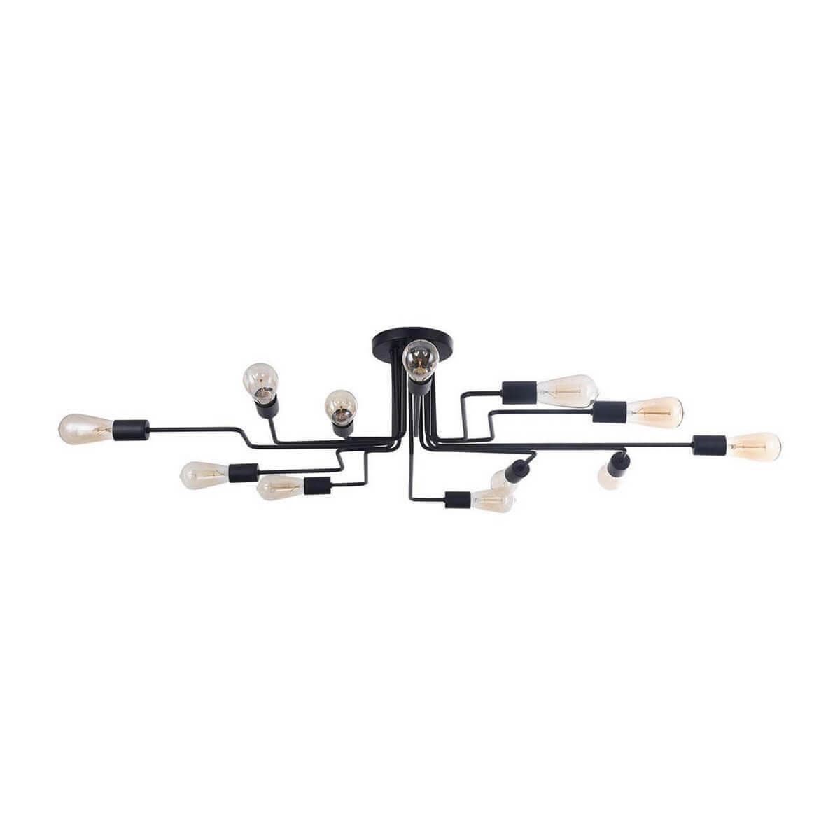 Maytoni Loft Gilbert Черный Потолочный светильник 12xE27 60W T532CL-12B