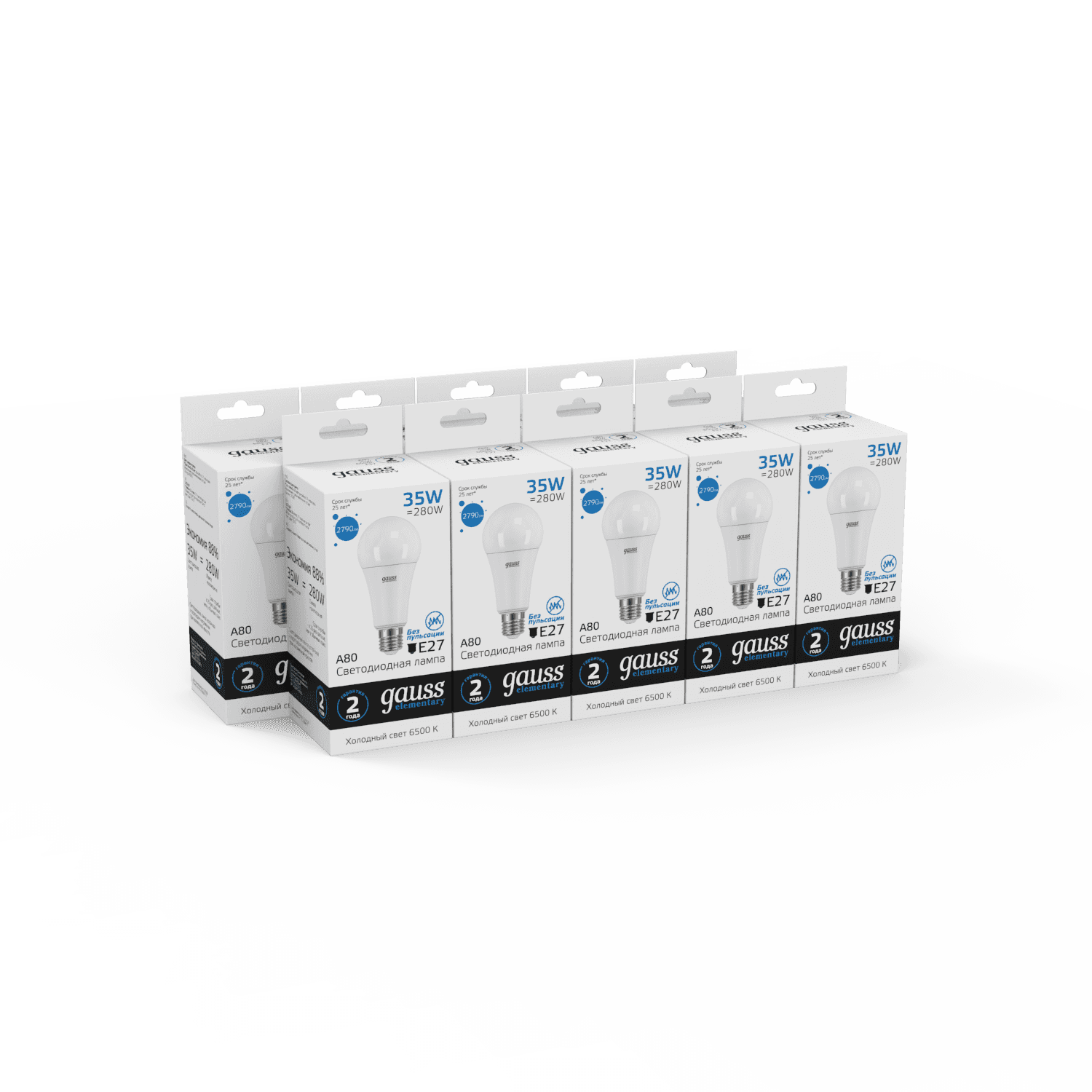 Gauss Лампа Elementary A67 35W 2790lm 6500K E27 LED 70235 — миниатюра 3