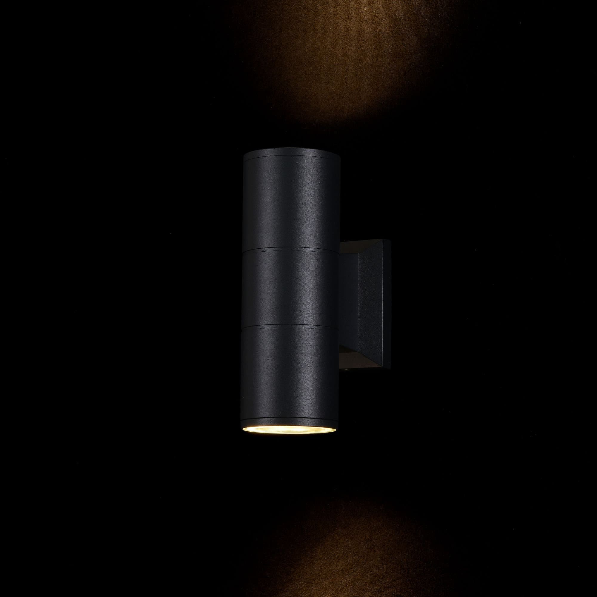 Maytoni Outdoor Bowery Черный Бра 2xGU10 50W O574WL-02B — миниатюра 2