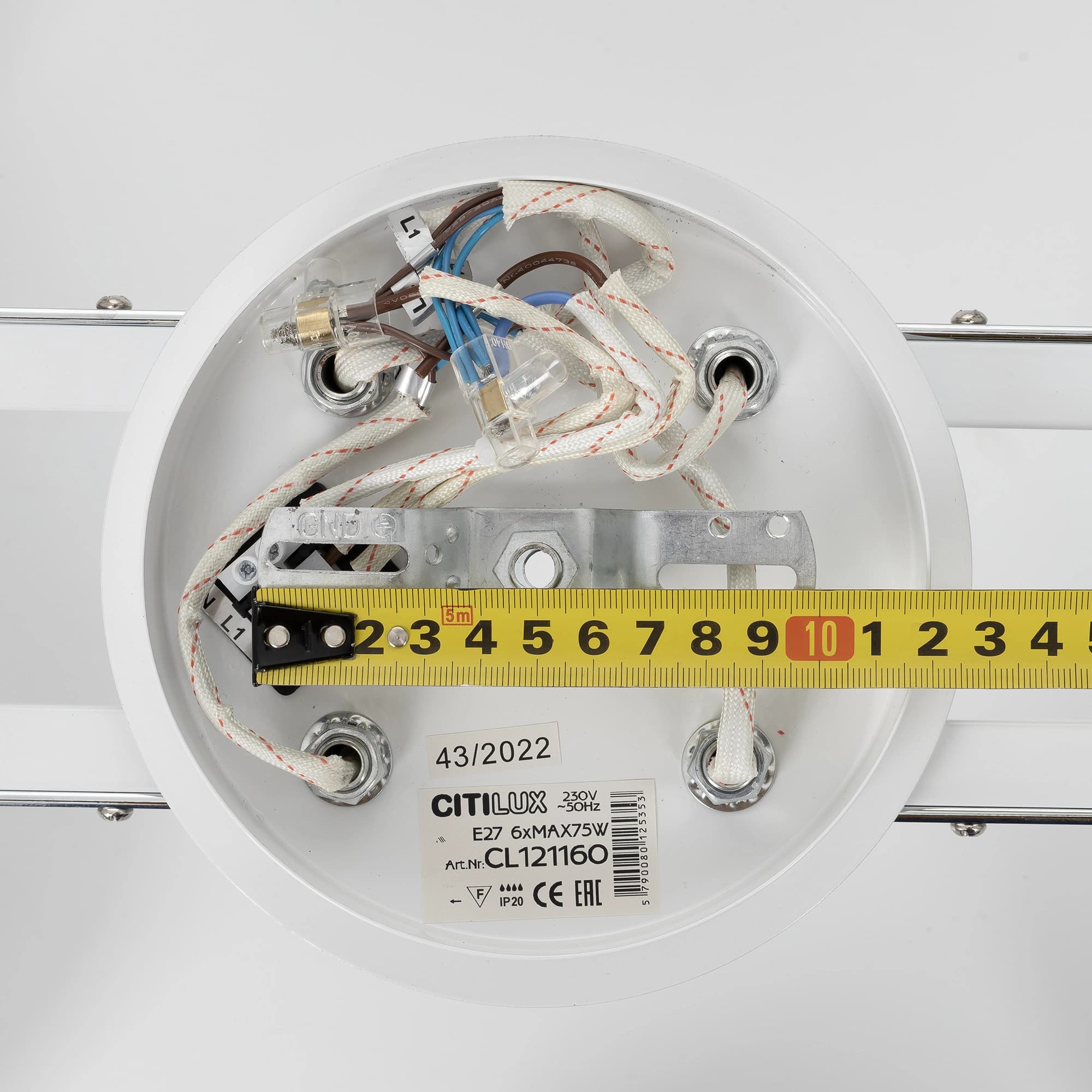 Citilux CL121160 Отто Белый+Хром Люстра — миниатюра 9