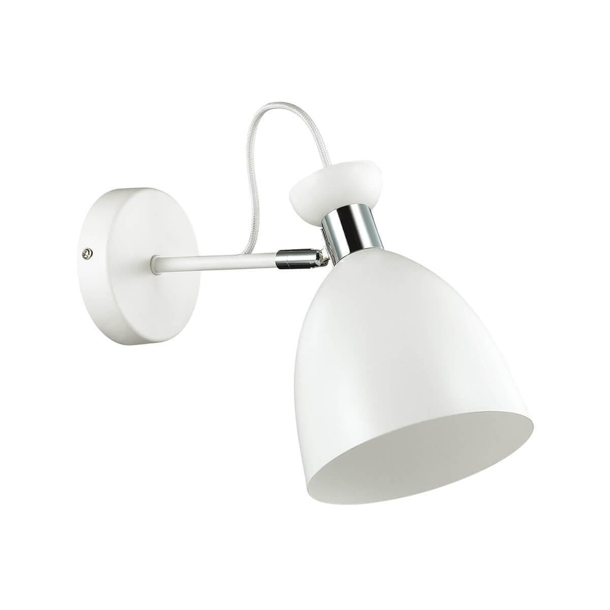 Lumion 3734/1W LN19 088 матовый белый, хром Бра E27 60W 220V KIZZY — миниатюра 3