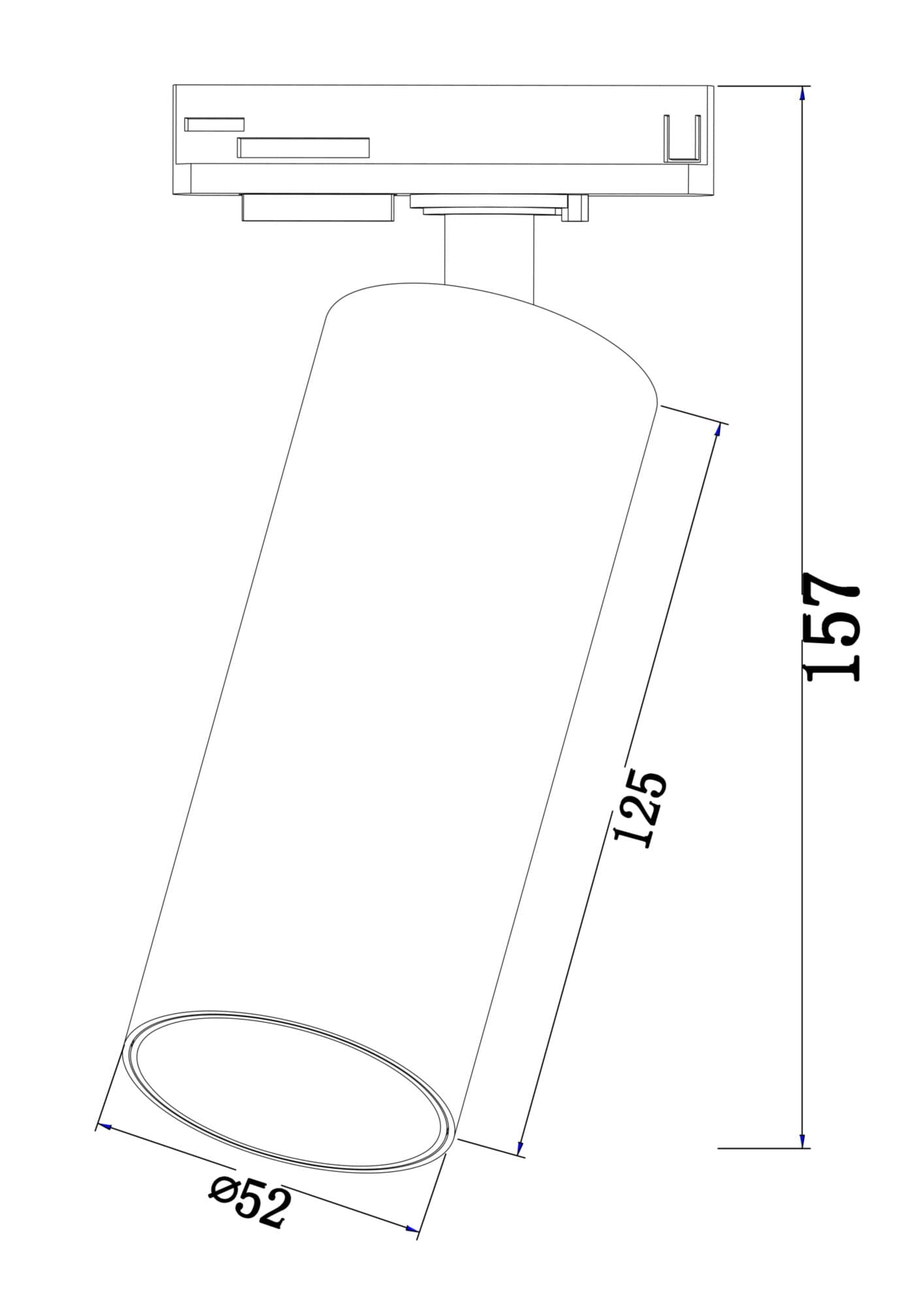 Maytoni TR021-1-12B4K Трековый светильник — миниатюра 6