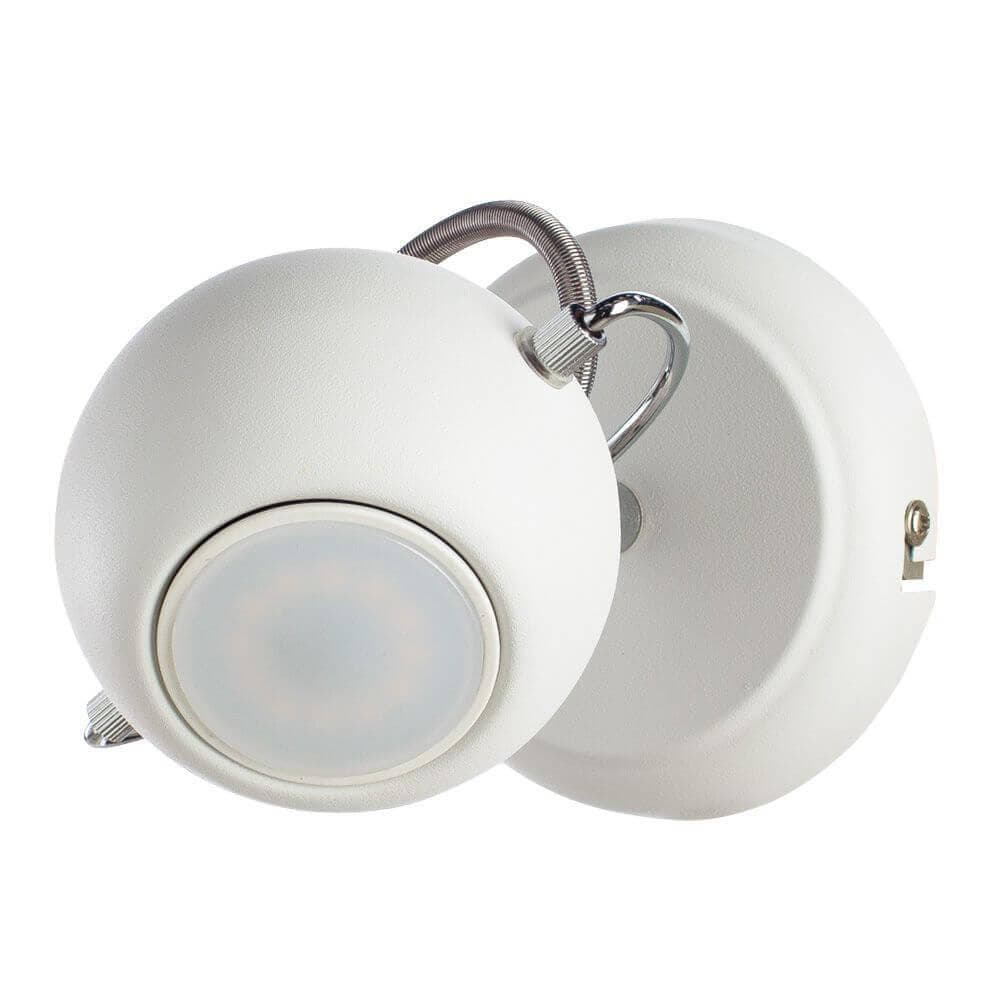 Arte Lamp Spia Хром/Белый Спот 1x50W 1xGU10 A9128AP-1WH — миниатюра 1