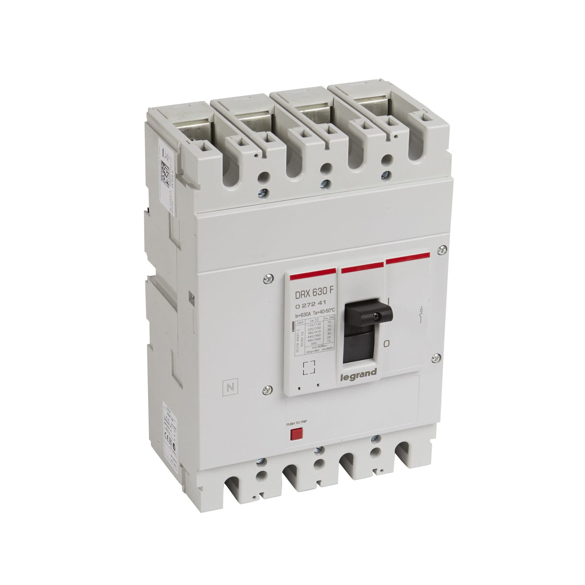 Legrand DRX630 термомагнитный 630A 4П 36кА 027241 — миниатюра 2