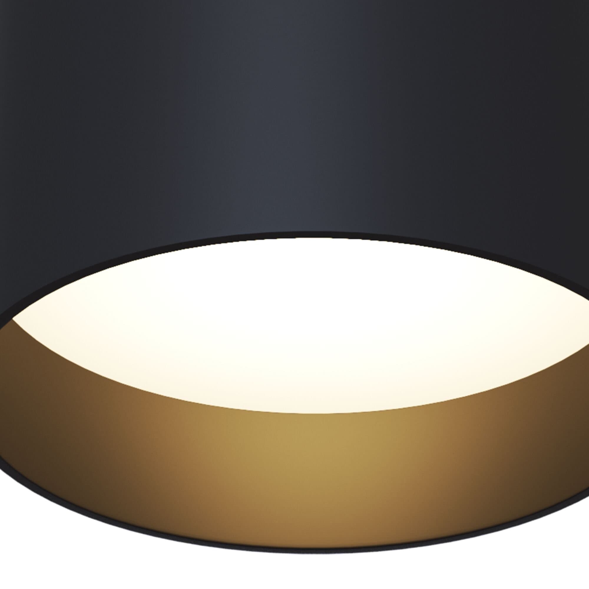 Maytoni Technical Planet Черный Потолочный светильник LED 16W 1150Лм C009CW-L16B — миниатюра 7