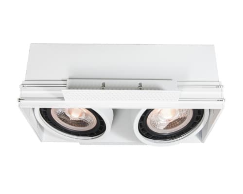 Lucide TRIMLESS Прожектор встраиваемый 2xGU10 White 09931/02/31