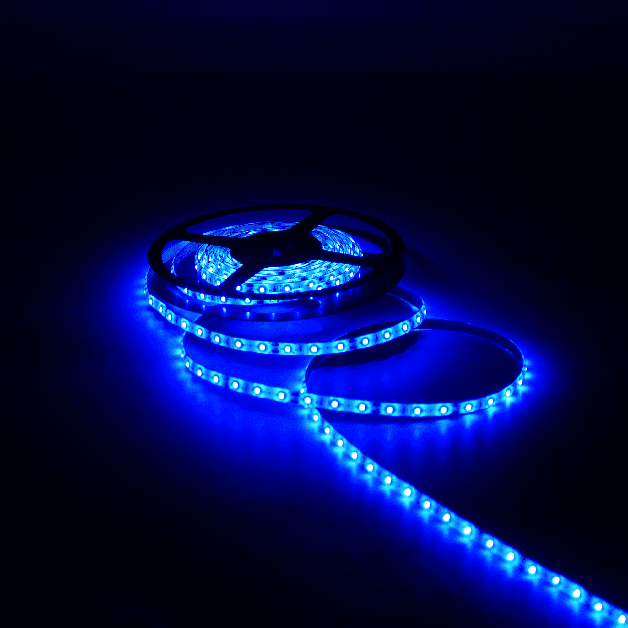 Gauss Лента LED 2835 -SMD 4.8W 12V DC синий IP66 (блистер 5м) 311000505 — миниатюра 10