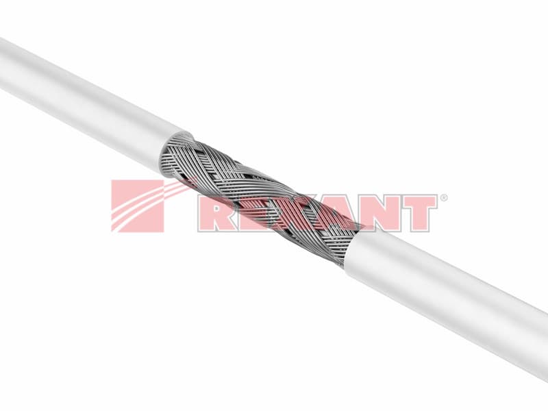 USB кабель для iPhone 5/6/7 моделей original copy 1:1 белый Rexant 18-0001 — миниатюра 2