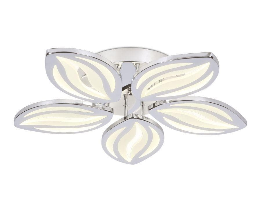 Ambrella Потолочный светодиодный светильник с пультом FA466/5 CH хром 90W 540*540*80 (ПДУ РАДИО 2.4) — миниатюра 1