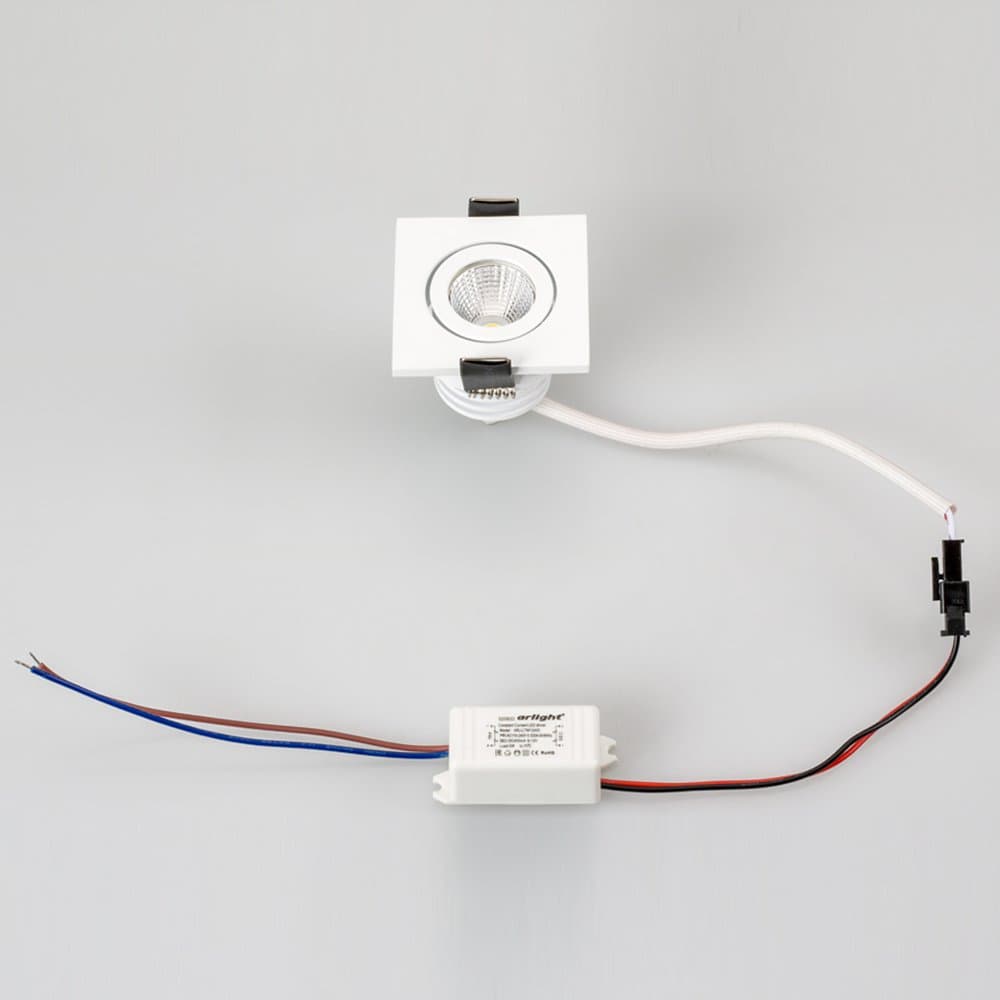 Arlight Светодиодный светильник LTM-S50x50WH 5W Day White 25deg (IP40 Металл, 3 года) 020758 — миниатюра 3