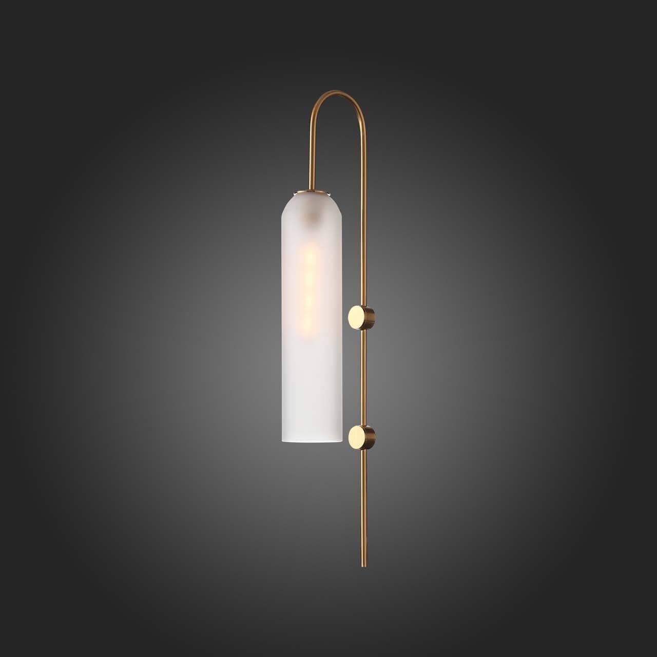 ST Luce SL1145.351.01 Светильник настенный Латунь/Белый E27 1*60W — миниатюра 4