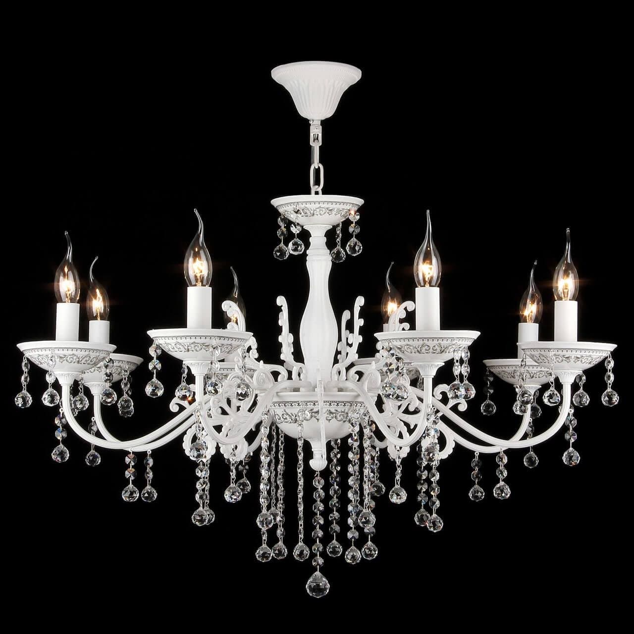 Maytoni Elegant Bellona Белый Люстра 8xE14 60W ARM386-08-W — миниатюра 8