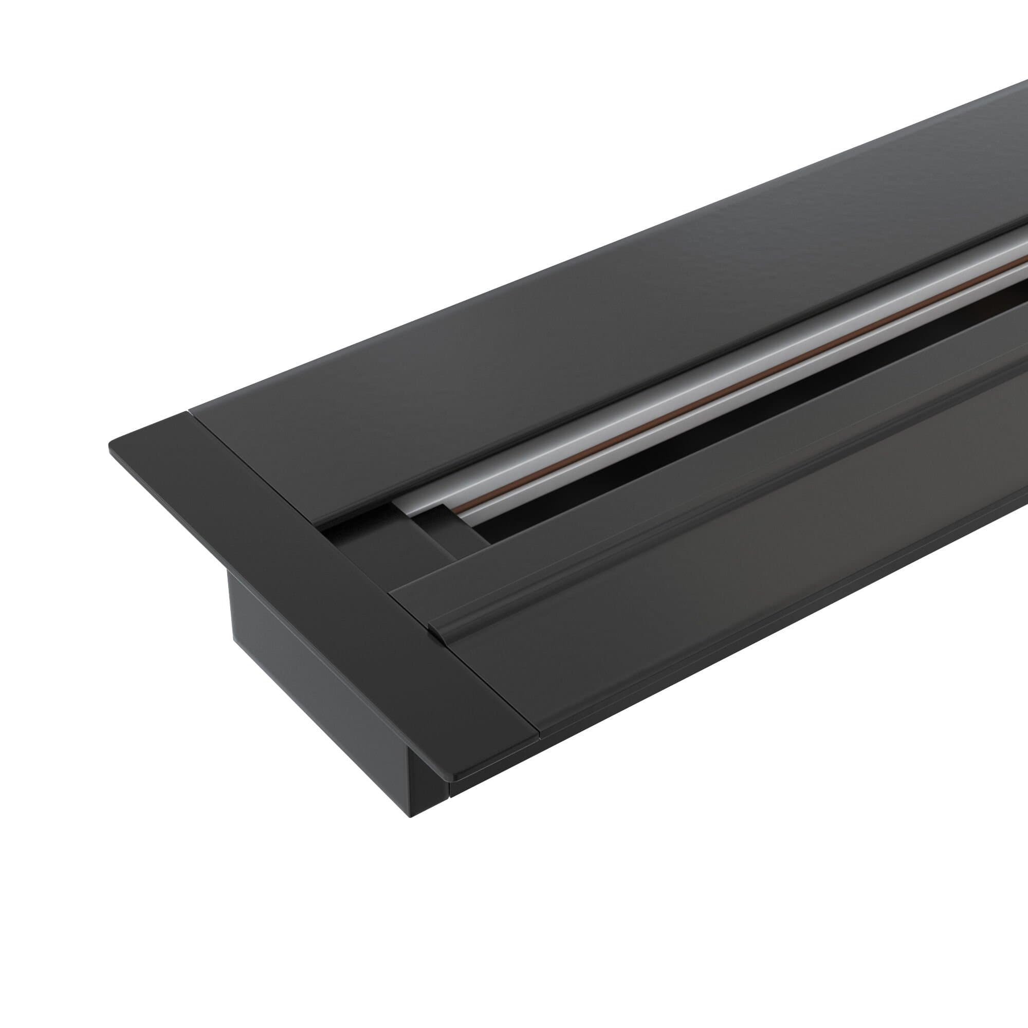 Elektrostandard 85082/00 / Встраиваемый однофазный шинопровод черный (1м.) a057091