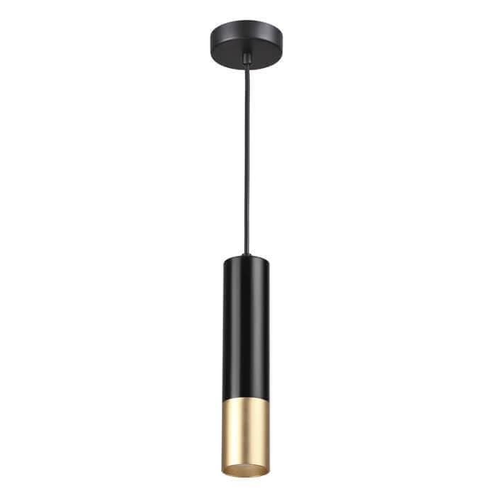 Odeon Light 3876/1L ODL19 215 черный с золотом Подвесной светильник GU10 1*50W 220V KIKO — миниатюра 1