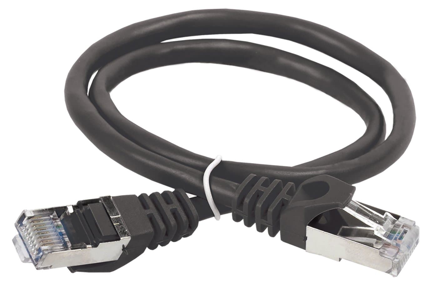IEK ITK Коммутационный шнур категория 6 FTP LSZH 5м чёрный PC09-C6FL-5M
