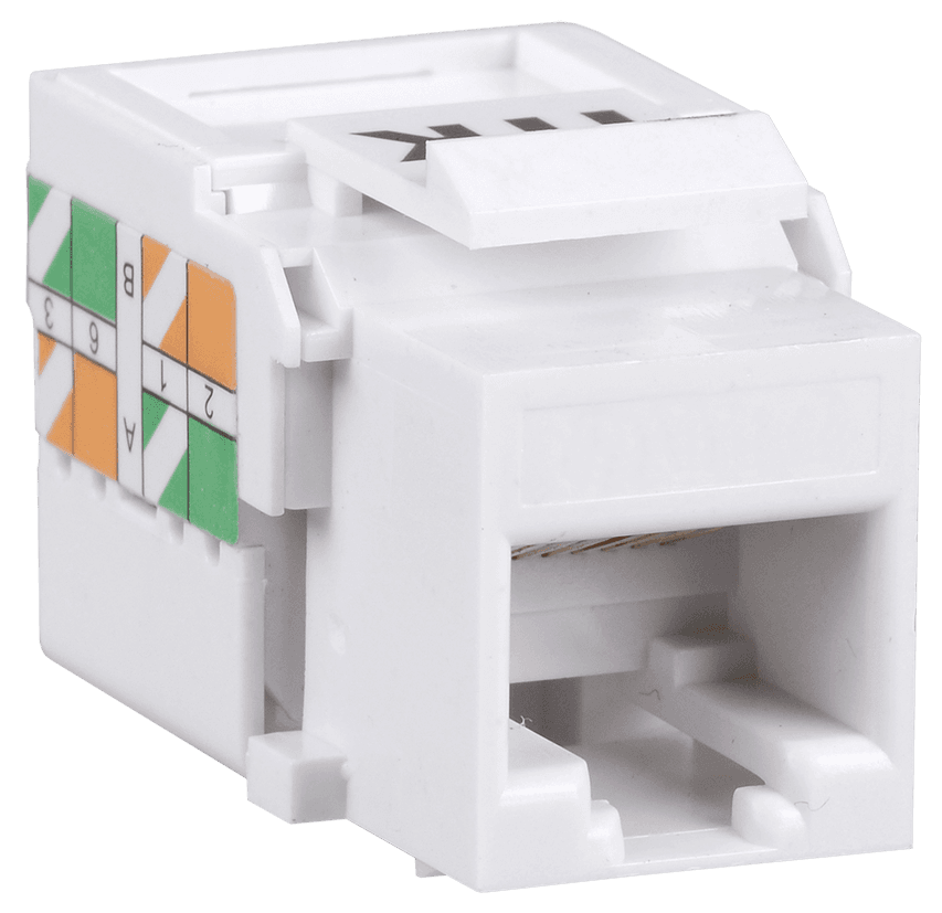 IEK ITK Модуль Keystone Jack категория 5E UTP 110 IDC 90 град. CS1-1C5EU-11 — миниатюра 2