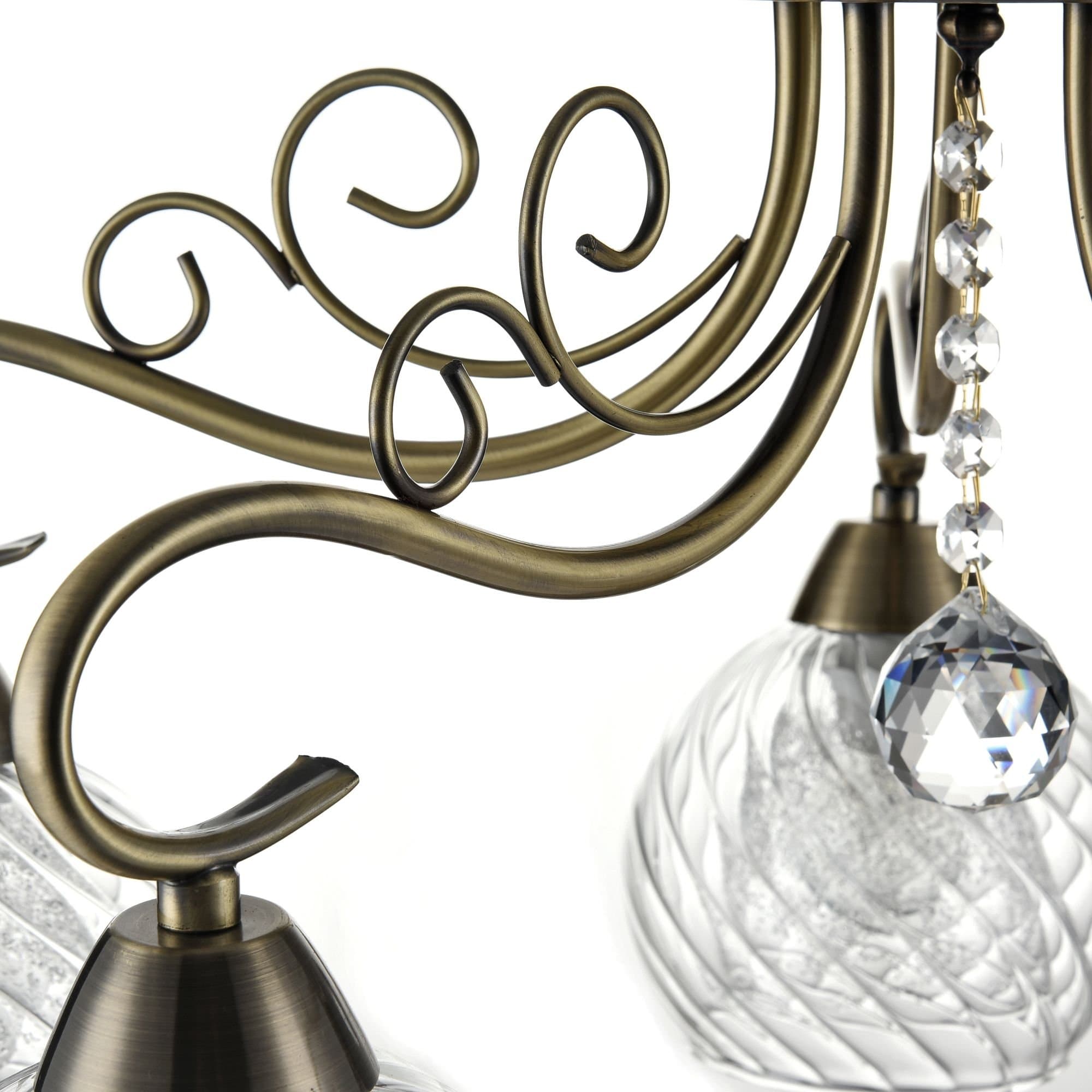 Freya Classic Nella Бронза Потолочный светильник E14 40W FR2662-PL-05-BZ — миниатюра 4