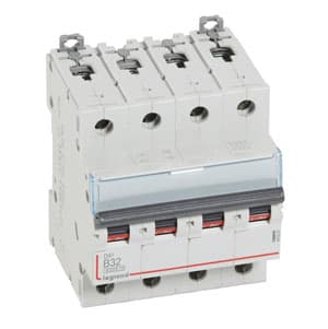 Legrand DX3 Автоматический выключатель 4P 32A (B) 6000/10kA 407627 — миниатюра 2