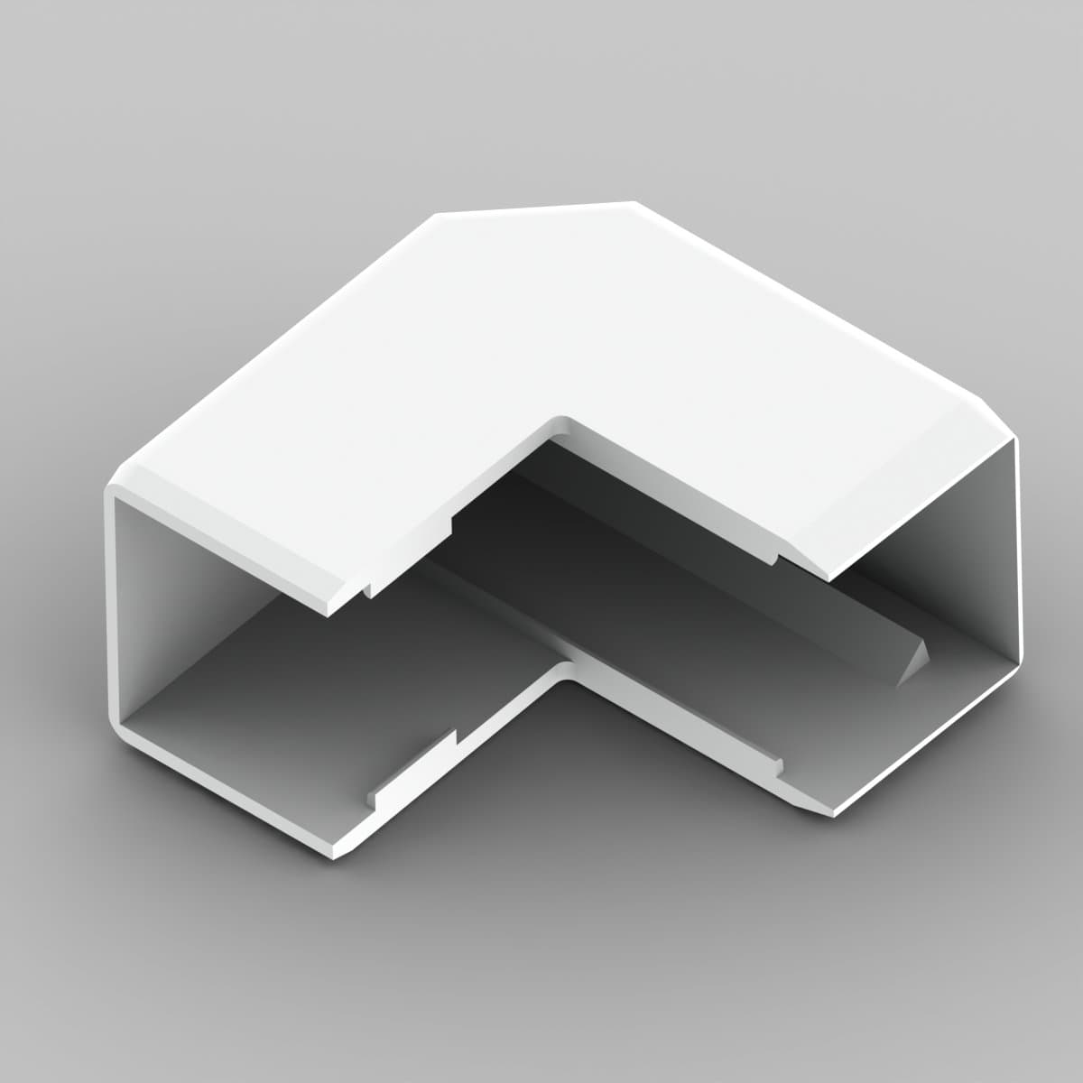 Kopos Угол внешний на 90 гр. LHD 20X20 8626HF (HB) (Цвет Белый) 8626HF_HB