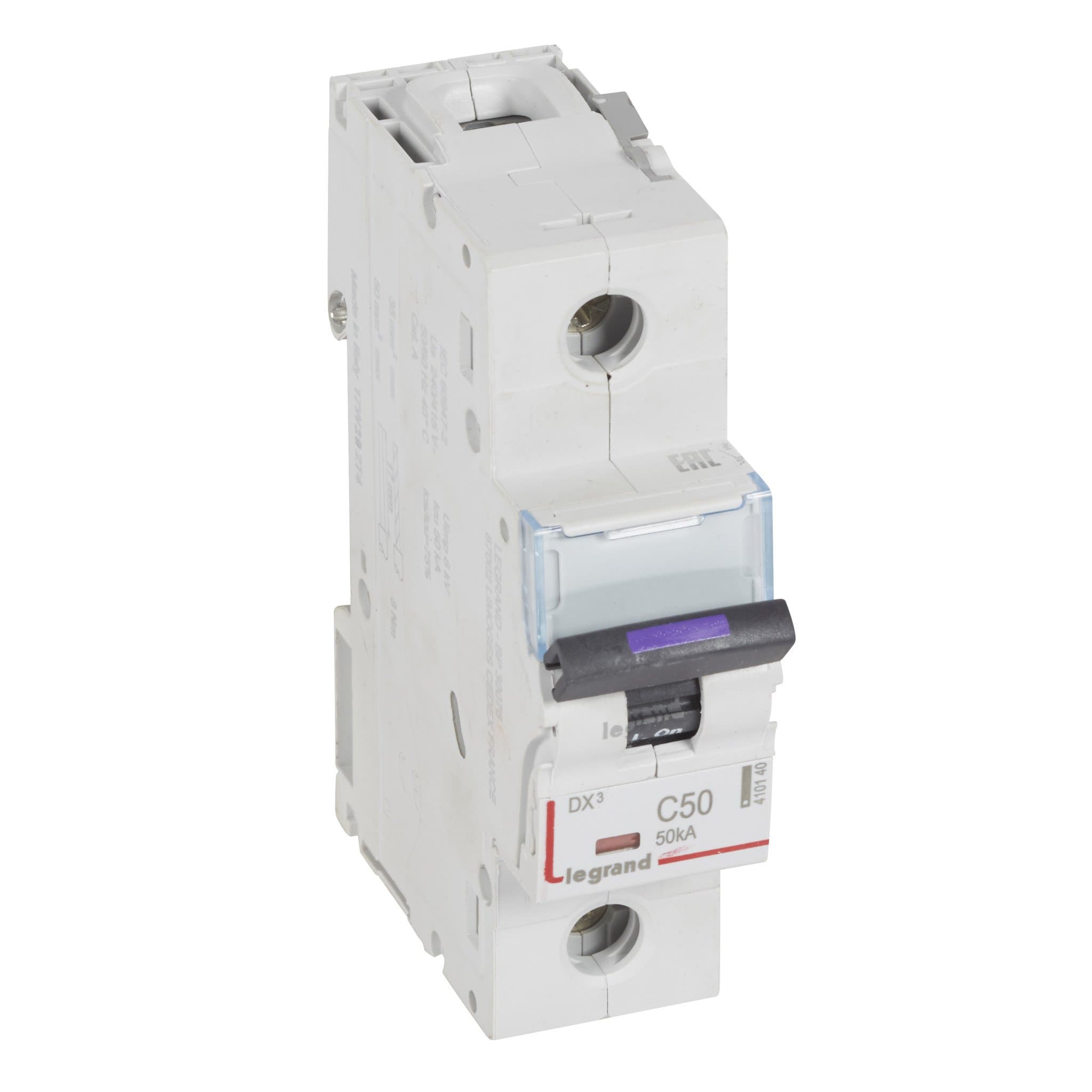 Legrand DX3 Автоматический выключатель 50кА 50А 1P C 410140