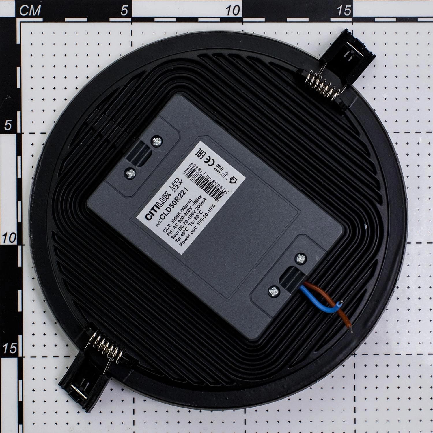 Citilux CLD50R221 Омега Хром Мат Светильник Встр 22W*3000K — миниатюра 5