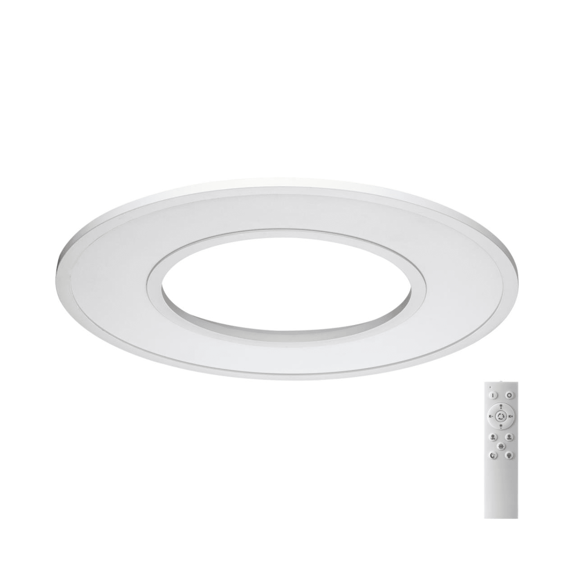 Sonex 7718/42L MITRA LED SN Светильник металл/акрил/белый LED 42Вт 3000-6500К D485 IP20 пульт ДУ ALTAIR