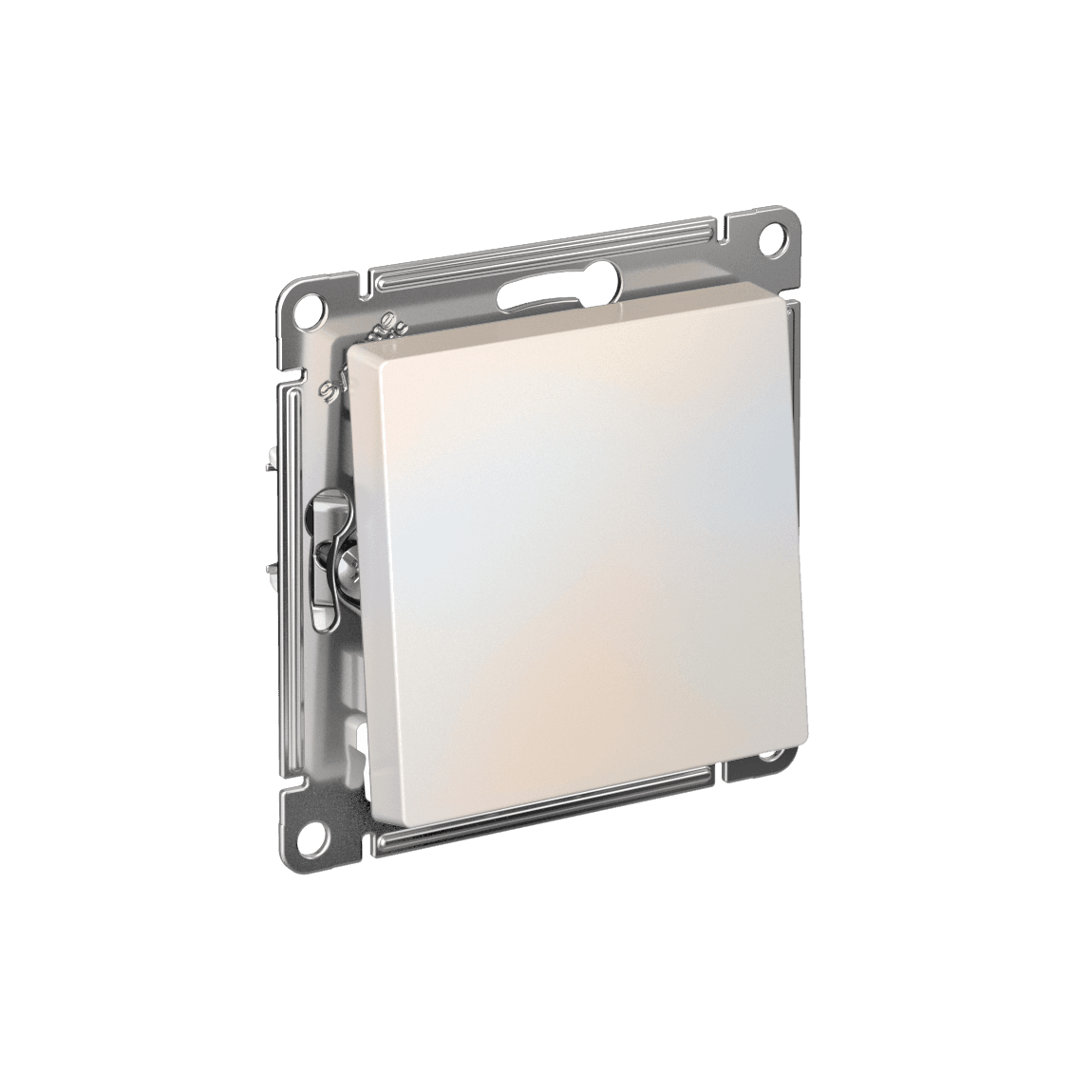 Systeme Electric AtlasDesign Жемчуг Переключатель 1-клавишный, сх.6, 10АХ, мех., быстрозажим. клем.