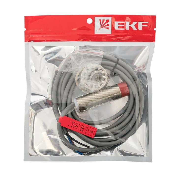 EKF PROxima Бесконтактный индуктивный датчик PROXIS-2-18-08-P-NO-2 — миниатюра 3