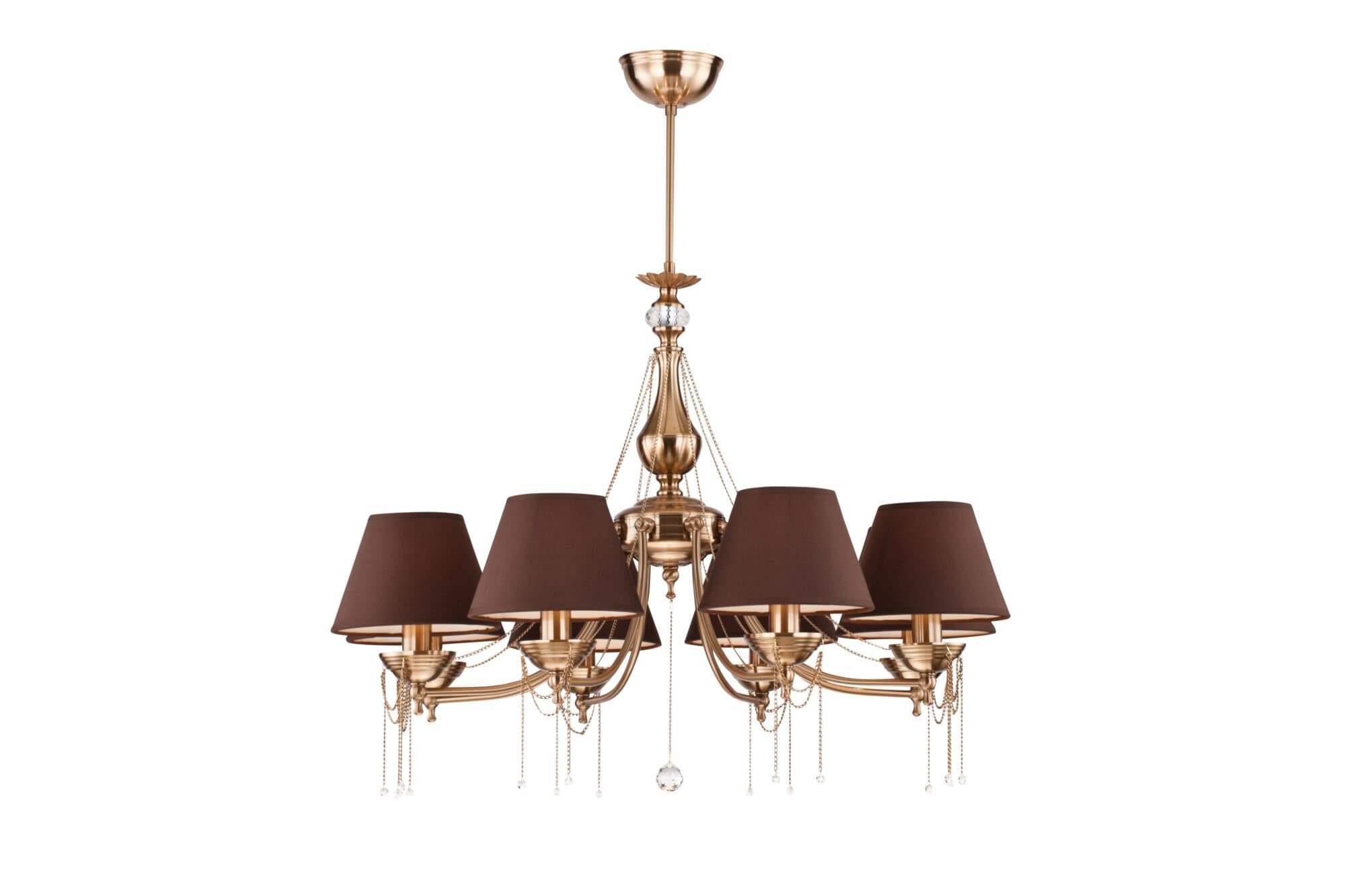 Maytoni Royal Classic Chester Латунь Люстра 8xE14 60W RC0100-PL-08-R — миниатюра 3