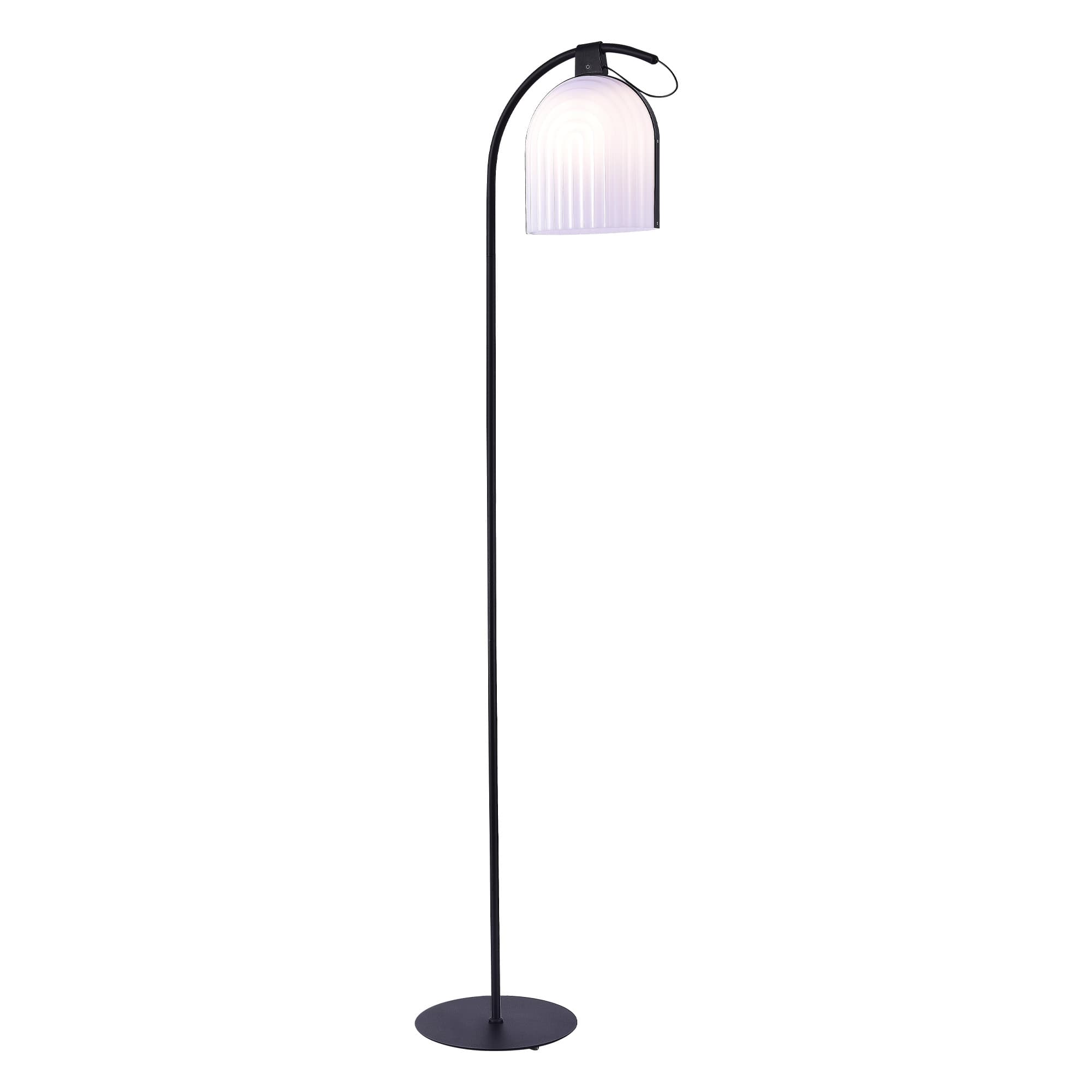 ST Luce SL1302.405.01 Торшер Черный/Белый E27 LED 1*7W