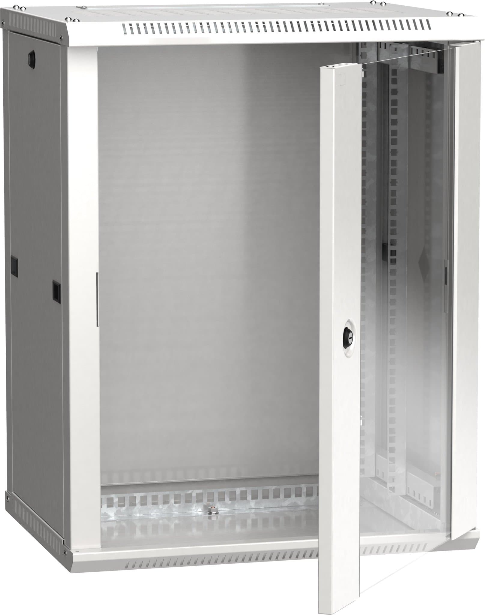 IEK LINEA W ITK Шкаф LINEA W 12U 600x450 мм дверь стекло, RAL7035 LWR3-12U64-GF