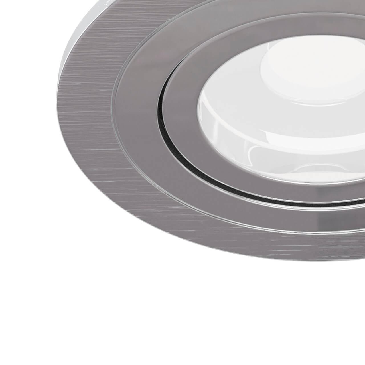 Maytoni Technical Atom Серебро Встраиваемый светильник GU10 50W DL023-2-01S — миниатюра 10