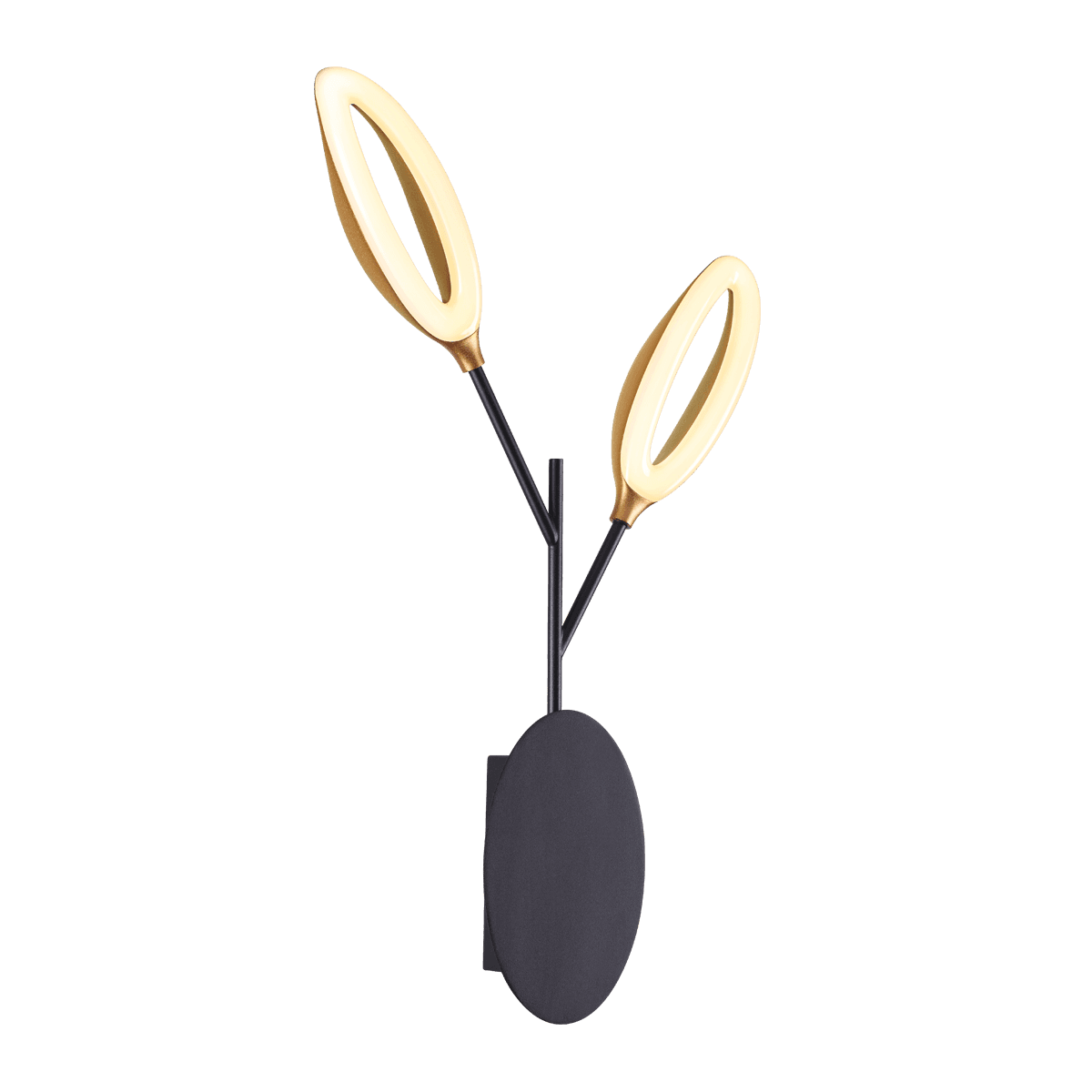 Odeon Light 3903/14WL ODL20 25 черный/золотистый/металл Настенный светильник LED 4000K 14W 220V GARDENA — миниатюра 2