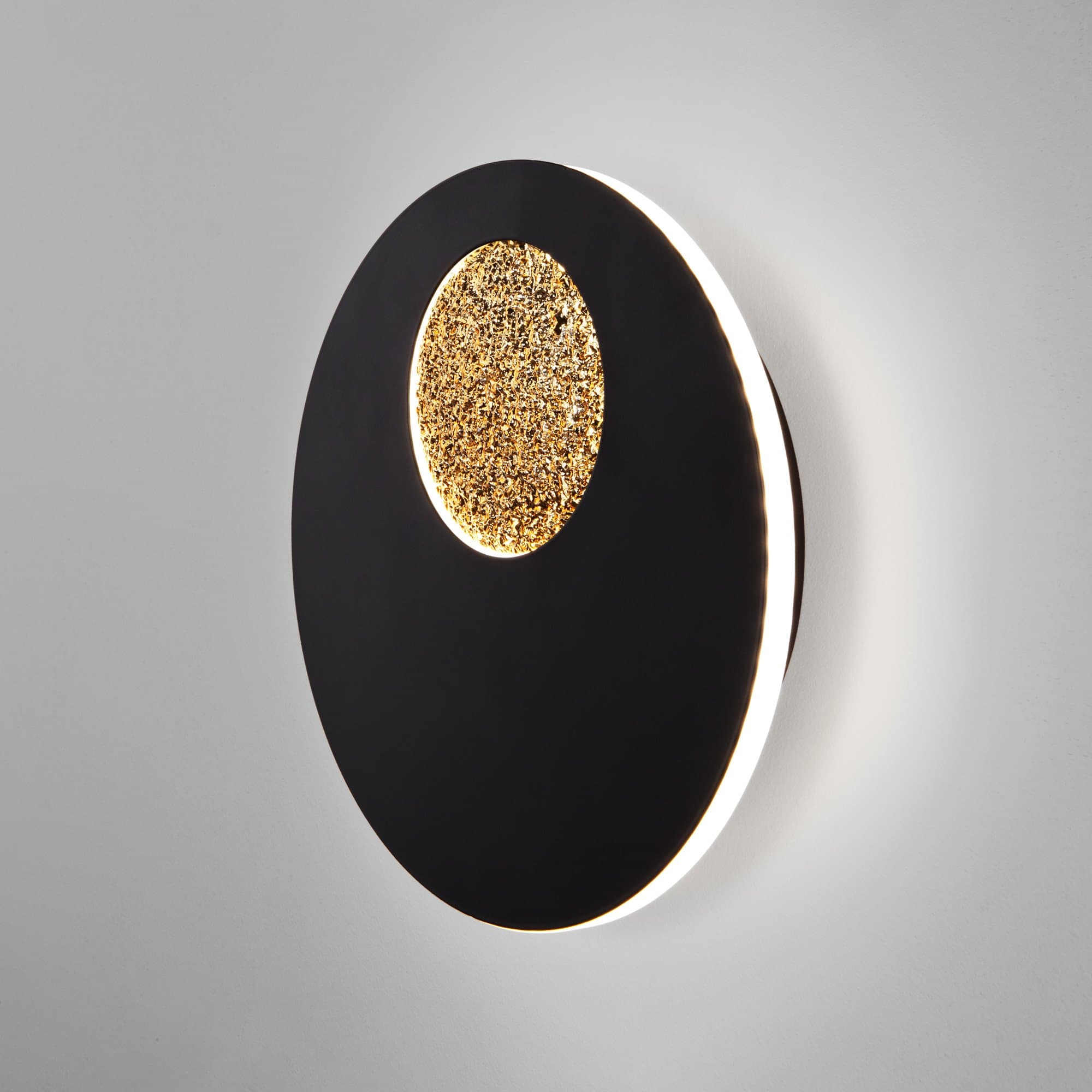 Elektrostandard Настенный светодиодный светильник Areola 40150/1 LED черный/золото a055768
