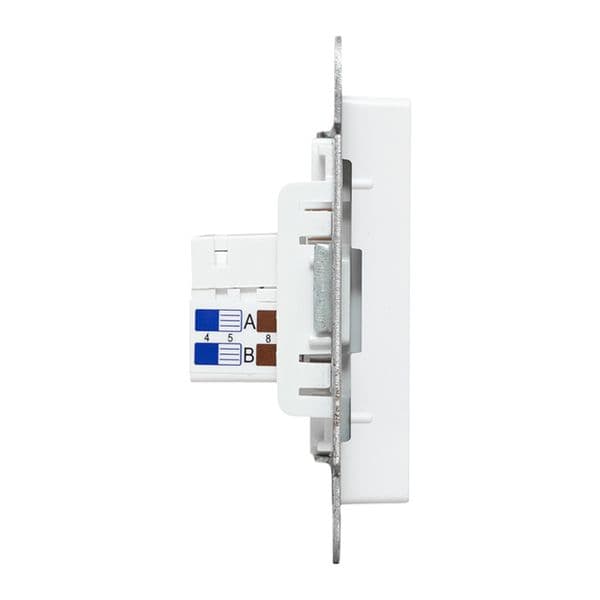 EKF Механизм розетки RJ45 - 2шт, (cat5), белый Эпика — миниатюра 6