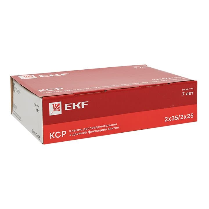 EKF PROxima Клемма распределительная КСР с двойным винтом 2x35/2x25 синяя — миниатюра 8