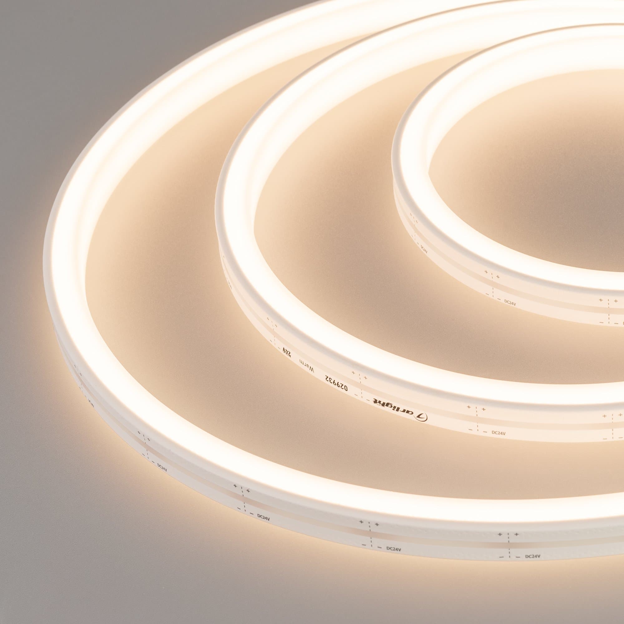 Arlight Герметичная лента MOONLIGHT-5000S-U-TOP-2835-156-24V Warm (12х13mm, 11W, IP67) (11 Вт/м, IP67) 029932 — миниатюра 1