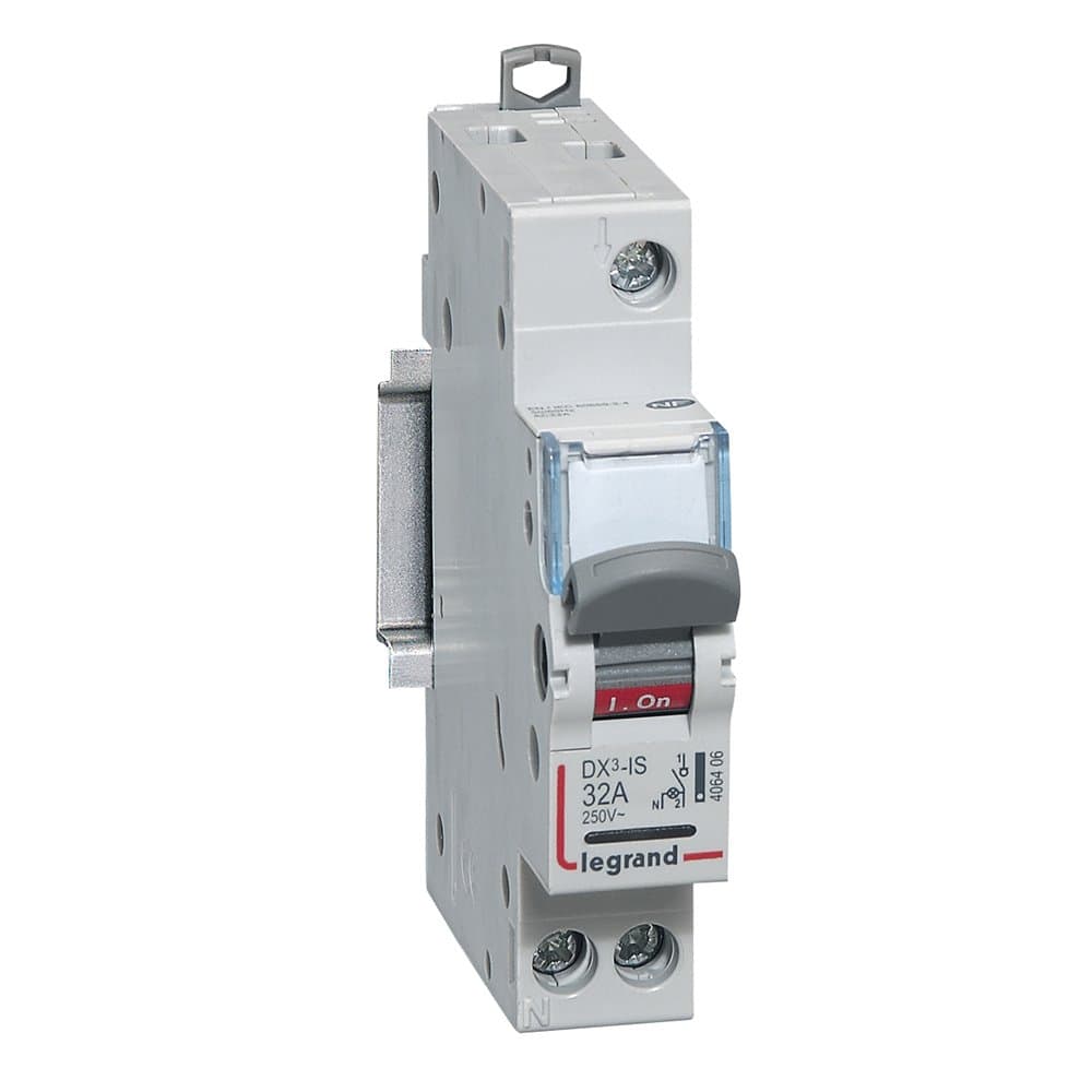 Legrand DX3 IS Рубильник с индикатором 1P 32A 406406