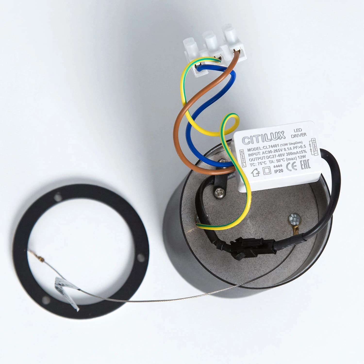 Citilux CL7440113 Старк Черный+Медь Светильник потолочный 12W*3500K — миниатюра 7